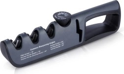 Kézi késélező folyamatosan állítható 14–24° szöggel és négy élezési fokozattal, Vilde