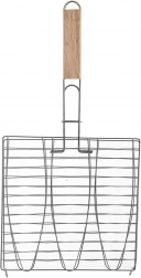 Fém halgrillező kosár 28 × 55,5 cm