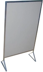 NEFALIT tűzhely mögötti védőlemez állvánnyal 74 × 61 cm (750 °C)