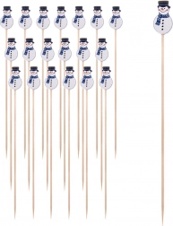 Bambusz koktélpálcikák falatkákhoz 13 cm, 20 db