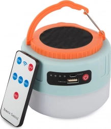 Napelemes kemping LED lámpás USB-vel és távirányítóval