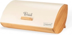 Bézs Maestro kenyértartó bambusz fedéllel