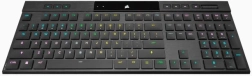 Vezeték nélküli mechanikus billentyűzet Corsair K100 RGB Air Ultra Thin Cherry MX