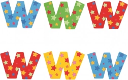 Csillagos betű Bigjigs Toys W