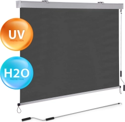 Függőleges feltekerhető napellenző erkélyre és teraszra, bézs színben, a MultiGarden-től