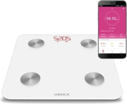 UMAX Smart Scale US20M okos személymérleg testelemzéssel és Bluetooth-szal
