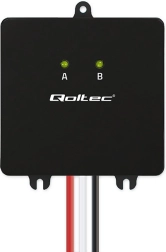 24 V feszültségkiegyenlítő 2×12 V akkumulátorhoz, 5 A, LiFePO4, AGM, GEL