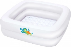 Bestway felfújható gyerek kád és medence 2 az 1-ben BABY STEP 1-2-3 (86 × 86 cm)