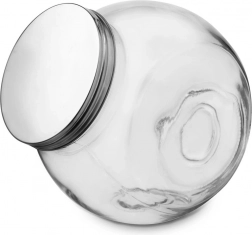 3 l-es üveg élelmiszertároló csavaros fedéllel