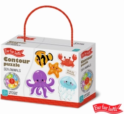 Körvonalas puzzle Tenger 5 kép