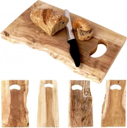 Teakfa vágó- és tálalódeszka 42 × 26 cm