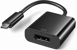USB‑C–DisplayPort adapter, fekete