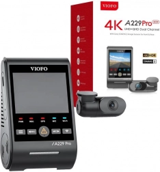 VIOFO A229 Pro Dashkamera 4K + 2K Duális Felvétellel és GPS-szel