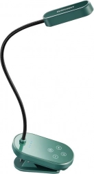 Miniatűr könyvcsipesz fény zöld