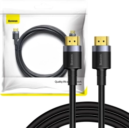 Baseus Cafule HDMI 2.0 kábel 4K 60 Hz 5 m – fekete