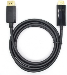 1,8m fekete DisplayPort-HDMI kábel
