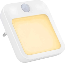 LED-es éjszakai fény aljzathoz mozgás- és szürkületérzékelővel