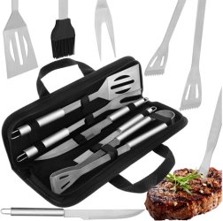 5 darabos KAMINER grillező szett tokban