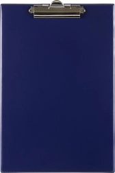 Íróalátét A4-es fémklipszes - kék