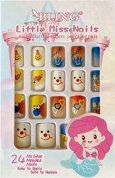 Műkörmök gyerekeknek, 24 db