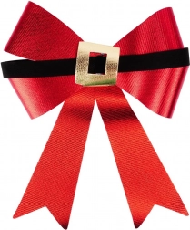 Karácsonyi dekoratív masni 22 × 28 cm