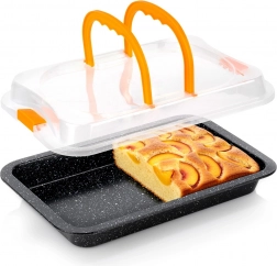 Gránit bevonatú sütőforma fedéllel 36 × 23 × 4,5 cm