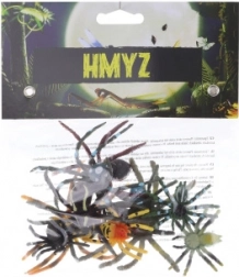 Műanyag pókok 10 db zacskóban