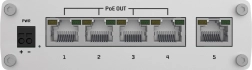 Teltonika TSW101 ötportos PoE+ ethernet switch