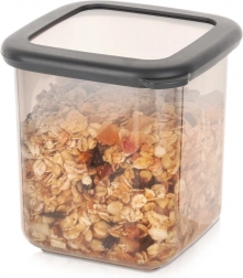 Műanyag fedeles tároló száraz élelmiszerekhez, 800 ml