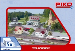 Piko Hobby falu építőkészlet, 5 elem