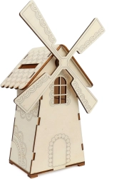 Fa malacka bank malom formájában fénnyel