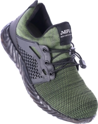 Munkavédelmi cipő acélbetétes orral – Zöld