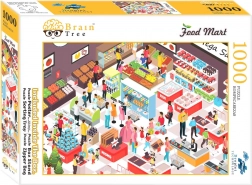 Puzzle BRAIN TREE Food Mart – önkiszolgáló, 1000 darab