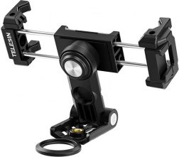 Telesin multifunkciós telefontartó cold shoe-val és 360°-os forgatással