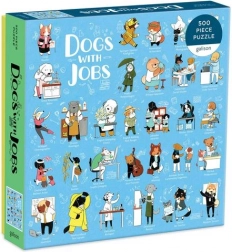 Galison puzzle Kutyák munkában 500 darab