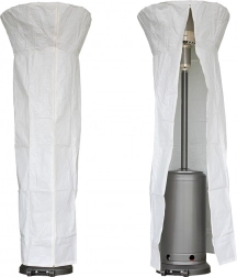 PE védőhuzat kerti hősugárzókhoz kerek tetővel, fehér