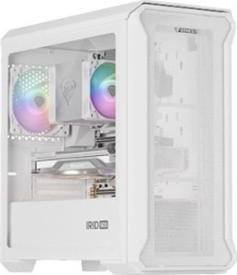 Genesis Irid 503 ARGB Lite – kompakt mATX micro tower ház edzett üveggel