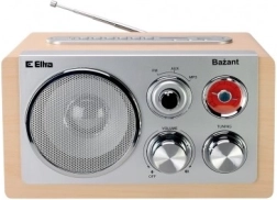 BAŽANT USB rádió, világos bükk