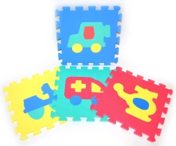 Puha puzzle blokkok Közlekedési eszközök