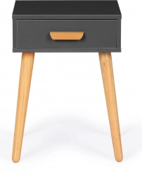 ModernHome éjjeliszekrény vagy dohányzóasztal, szürke