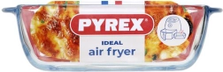 Pyrex négyzet alakú boroszilikát üveg sütőtál 1 l (20 × 17 × 6 cm)