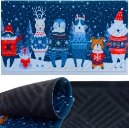 RUHHY karácsonyi lábtörlő 75 × 45 cm