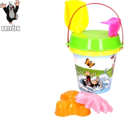 Homokozó szett KISVAKOND 1,5 l sárga