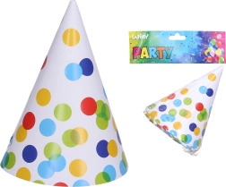 Párti kalapok Pöttyök 15 cm