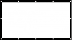 Maclean vetítővászon 84 hüvelyk, 186x100 cm, 25mm keret