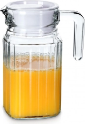 Üvegkancsó tetővel, 650 ml