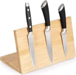 Bambusz mágneses késállvány 25 × 14 × 15 cm