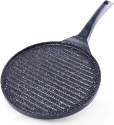 Tapadásmentes grande grillserpenyő 27 cm