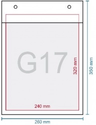 G17 buborékos boríték 350 × 250 mm, öntapadó zárással