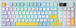 Onikuma gaming billentyűzet OLED kijelzővel és RGB-vel, 94 billentyű, vezeték nélküli és vezetékes